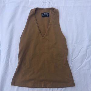 Scoop NYC v-neck halter top